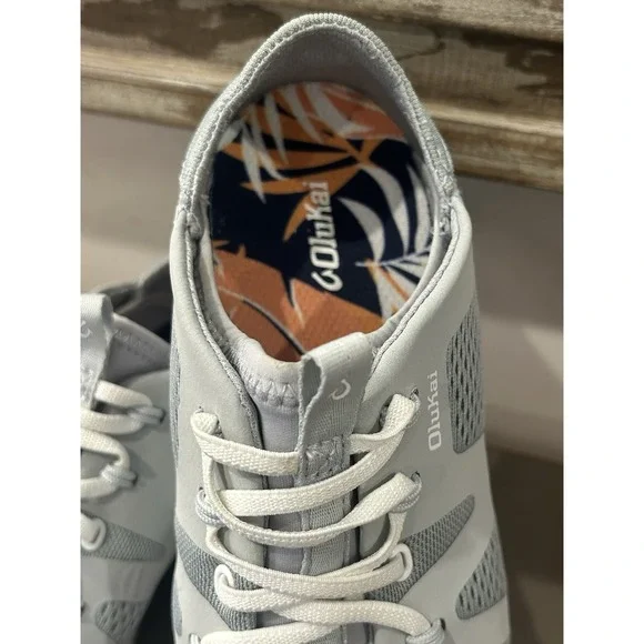 OluKai Huia Women's Slip-On Athletic Shoes Grey US Size 7 NWOB - Picture 2 of 10